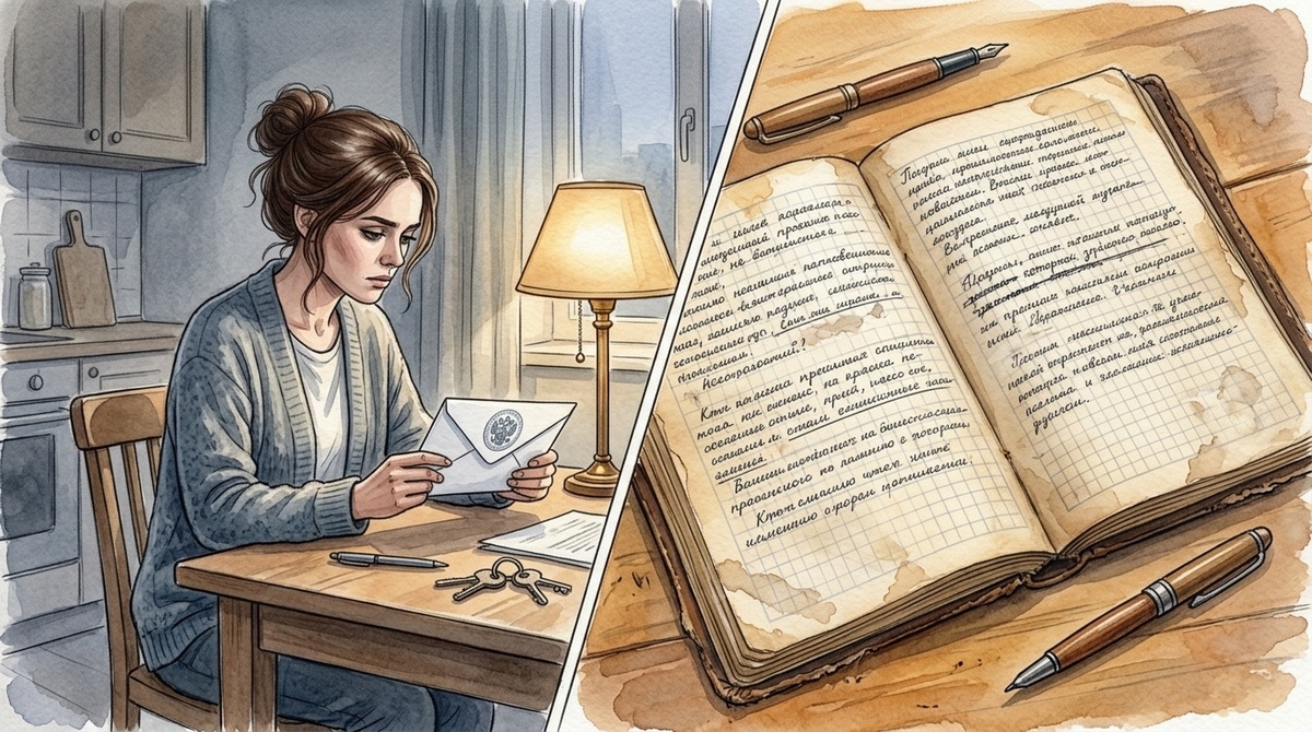 Конверт с гербовой печатью на кухонном столе — и вечер, который меняет всё.