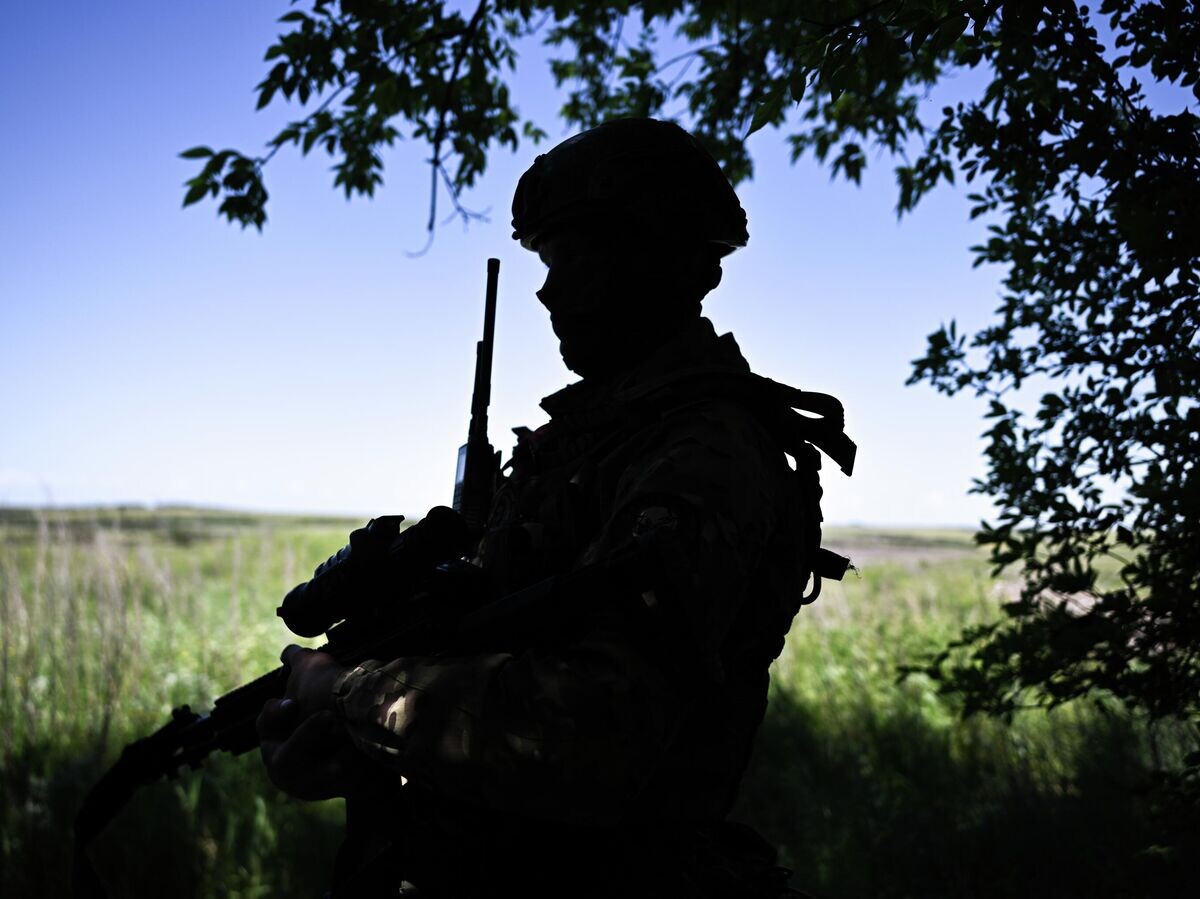    Российские военнослужащие в зоне СВО | © РИА Новости / Сергей Бобылев