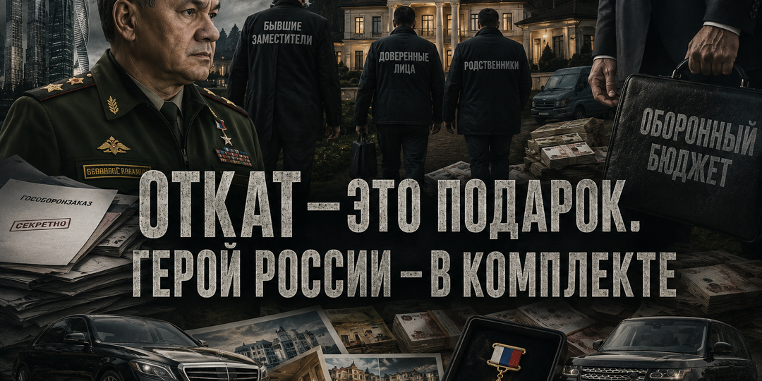 «За подарки не судят»: Сергей Шойгу получал откаты, а его замы выводили миллиарды. Цаликов вернул активы, но кто ответит за всё?