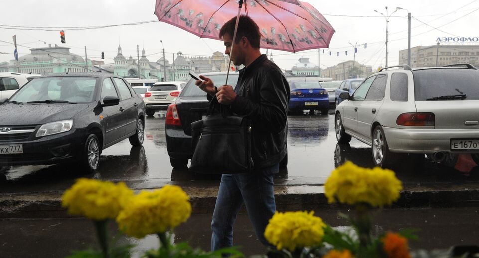    Дождь в Москве / Медиасток.рф