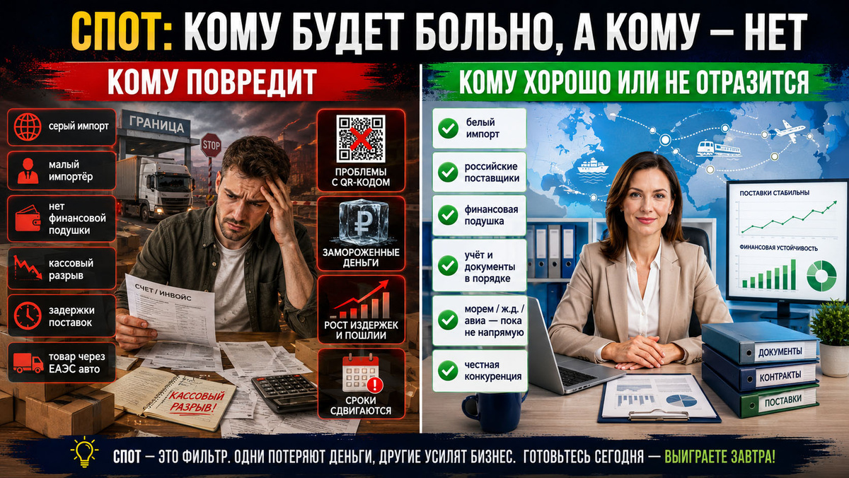 Кого СПОТ касается напрямую