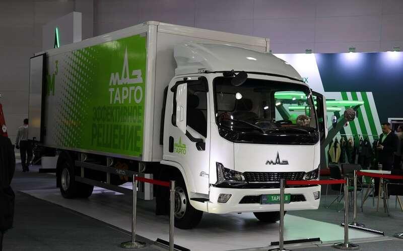 МАЗ Тарго 8На выставке Comvex 2026 в Москве Минский автозавод представил грузовики МАЗ Тарго
📷
