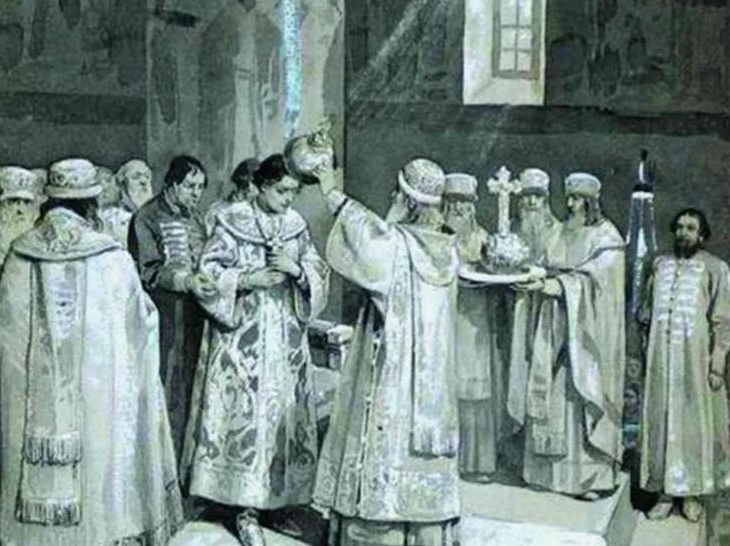 Венчание молодого князя на Царство