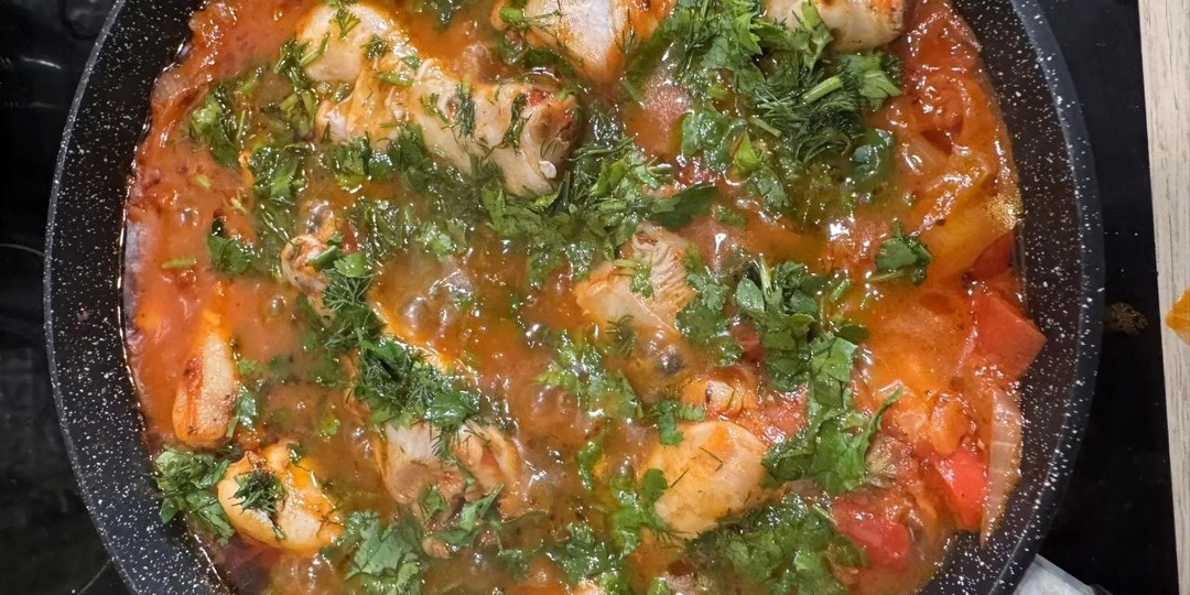 Сочное Чахохбили из курицы - Пошаговый рецепт идеального вкуса
