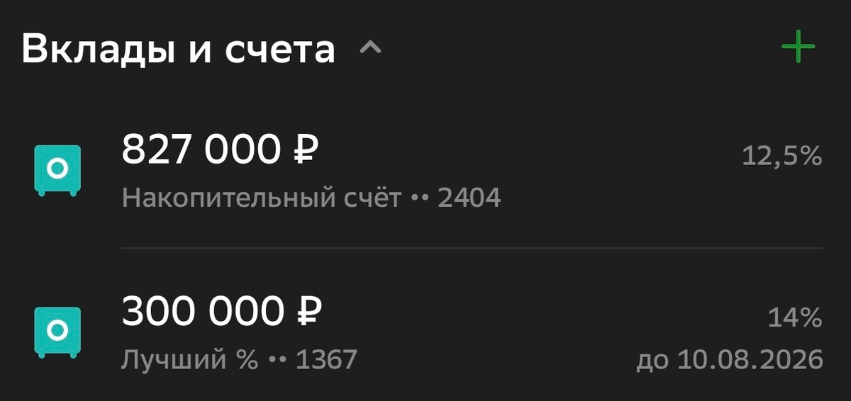 Если не придвитися больших трат, можно бОльшую часть на не снимаемый вклад с бОльшим процентом