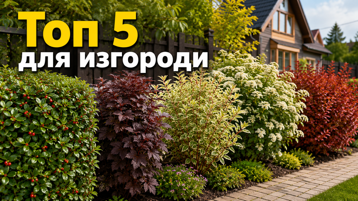 Лучшие растения для живой изгороди на даче