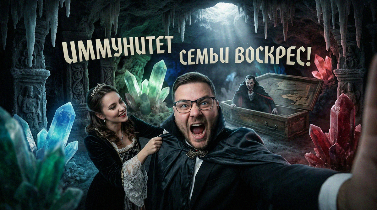    Совместное посещение соляной пещеры укрепляет иммунитет и здоровье всей семьи. Павел Комаров