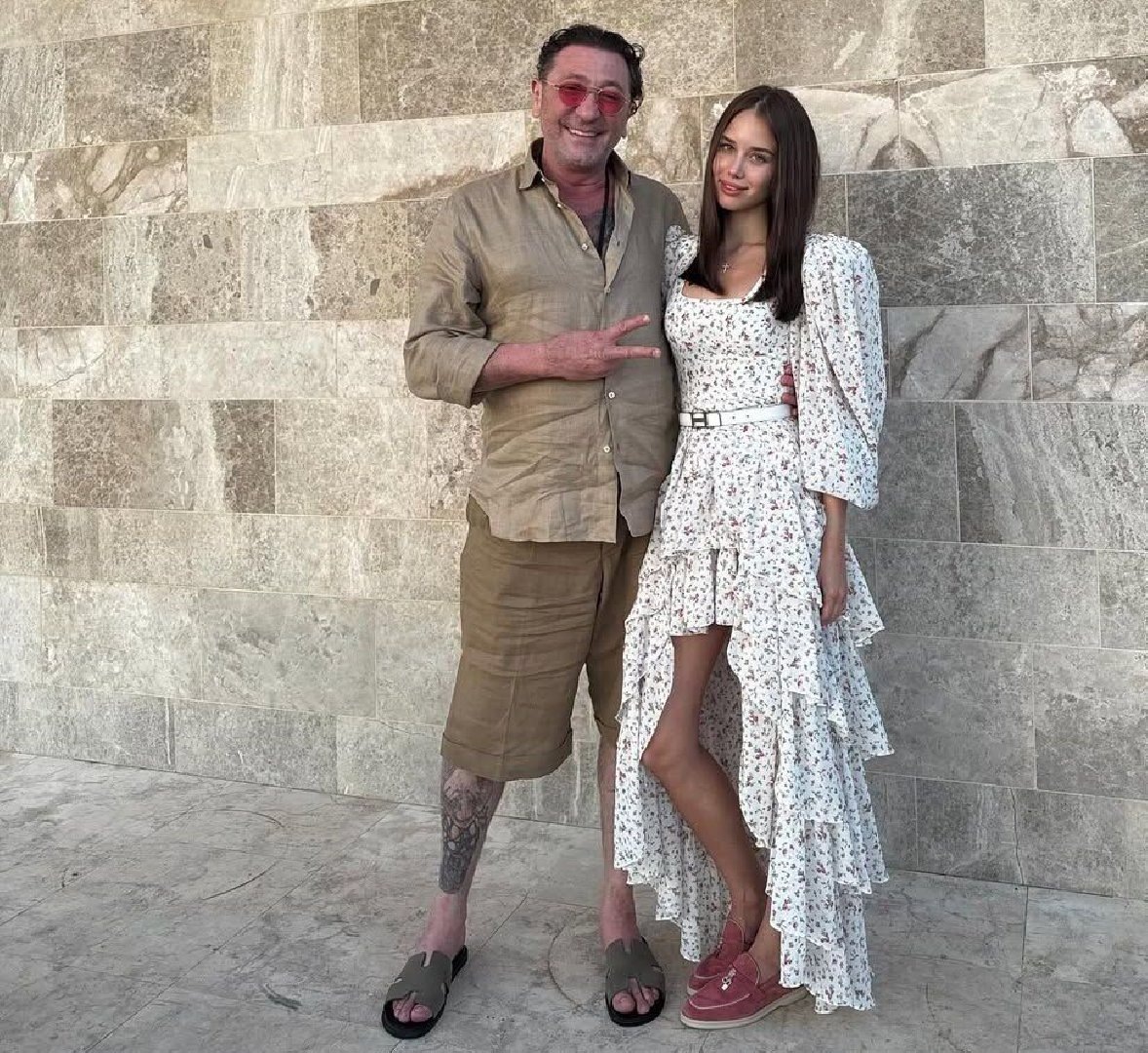    Григорий Лепс и Аврора Киба (фото: Telegram @gvleps_official)