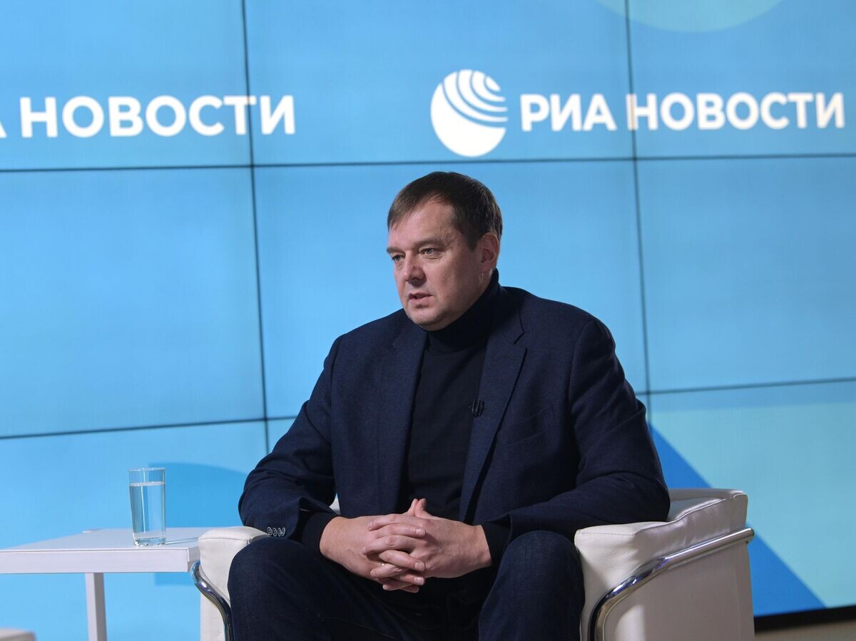    Губернатор Запорожской области Евгений Балицкий во время интервью РИА Новости в Москве | © РИА Новости / Алексей Никольский