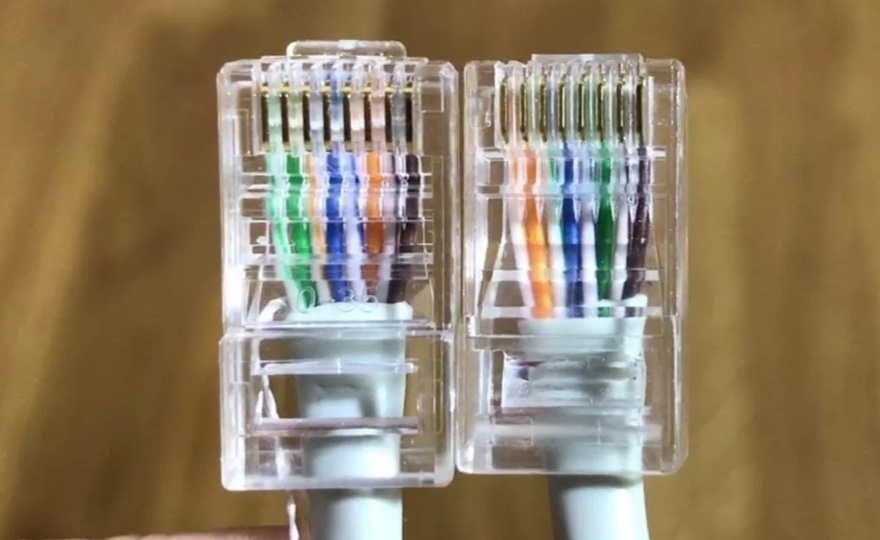 RJ-45: как правильно обжать интернет-кабель (распиновка, цвета, схема)