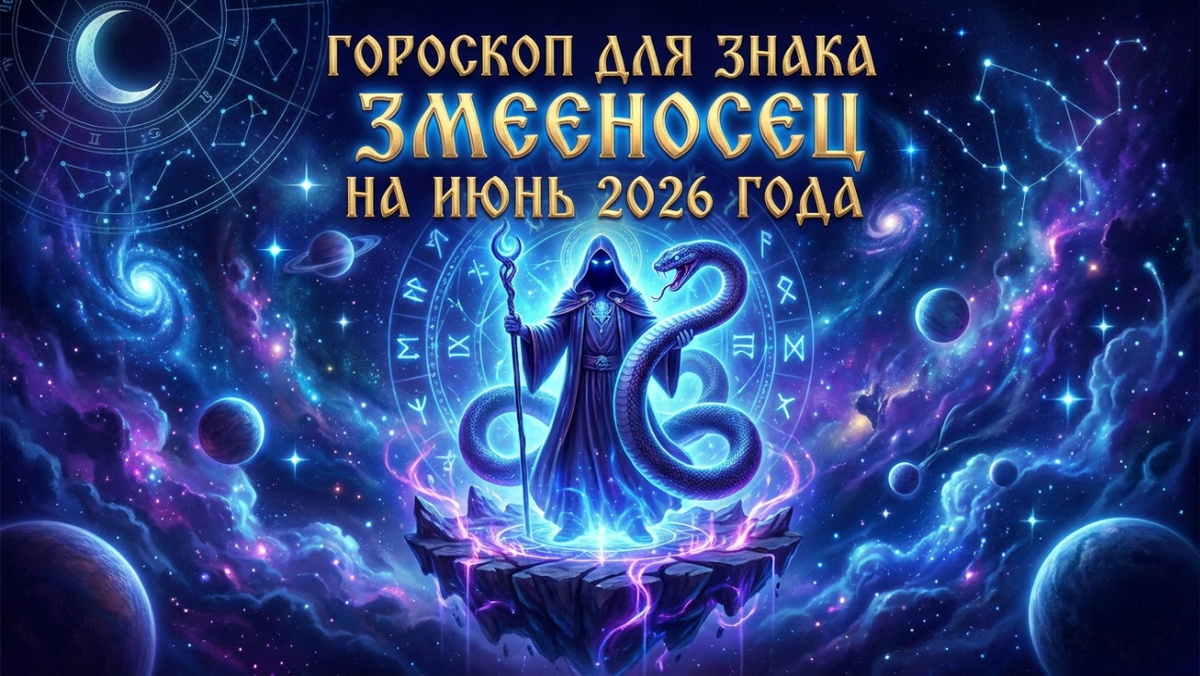 Гороскоп для знака Змееносец на июнь 2026 года