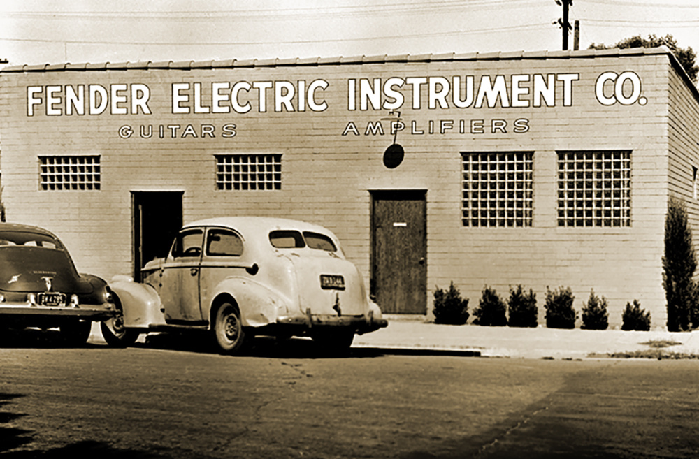 фото здания Fender Radio Service, ранняя мастерская в Фулертоне