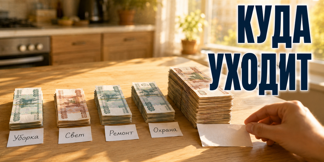 Реальный бюджет УК: куда уходят деньги жильцов