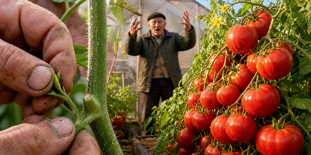 🍅 Пасынкую томаты вот так — и куст даёт в 3 раза больше завязей уже через 10 дней