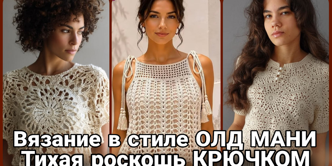 Вязание крючком в стиле «Олд мани»: Искусство тихой роскоши