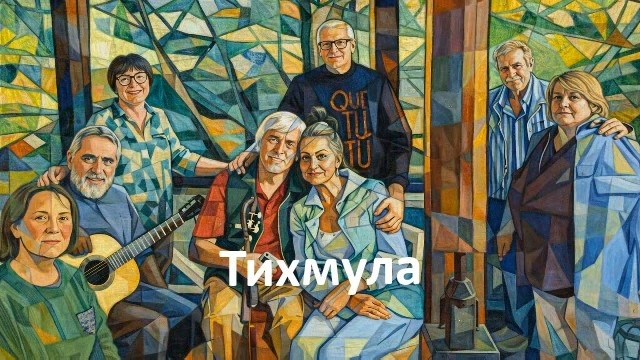 "Тихмула" - песня про встречу старых друзей, собравшихся пообниматься и попеть (клип и слова песни). Вадим Котельников