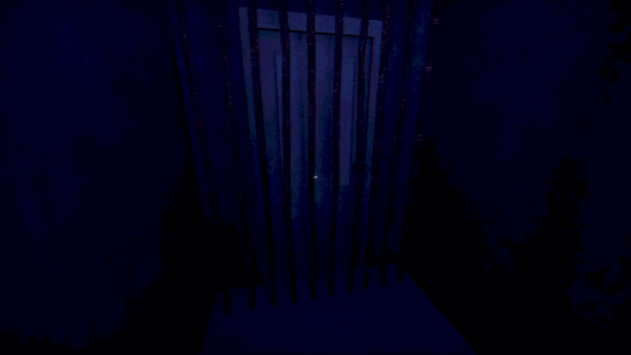 Gif картинка "Решётка на двери"