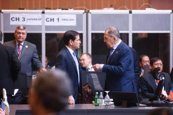 Марко Рубио и Сергей Лавров. Обложка © Telegram / МИД России