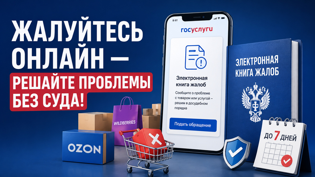 На «Госуслугах» запускают электронную книгу жалоб для покупателей маркетплейсов