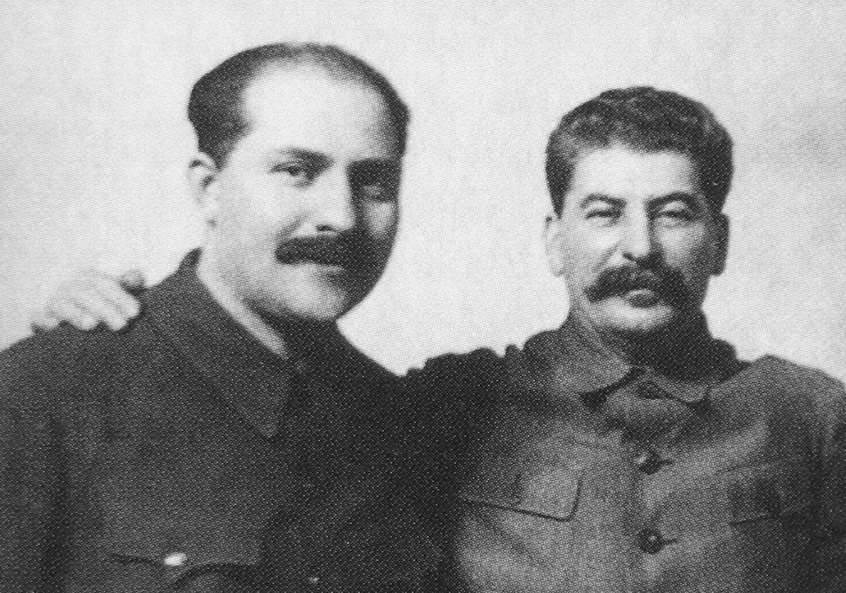 Совместная фотография Сталина и Кагановича 1930-х годов.