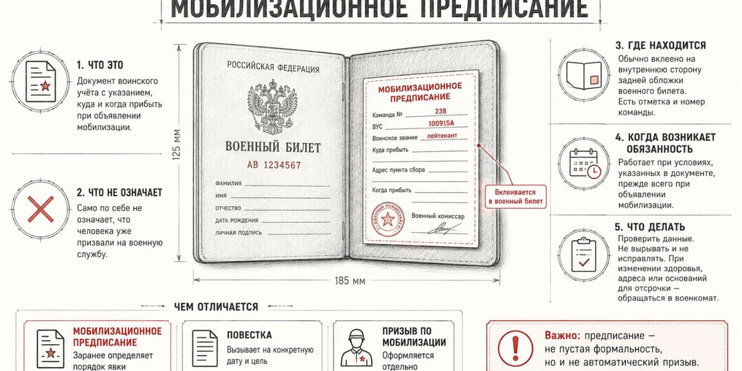 Мобилизационное предписание начали выдавать чаще: что это за документ и стоит ли беспокоиться
