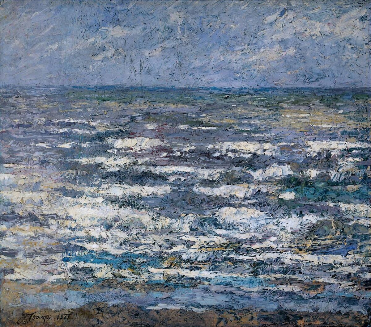 Ян Тороп.  "Море",  1887.
