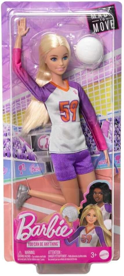 Barbie Made to Move Career Volleyball Player