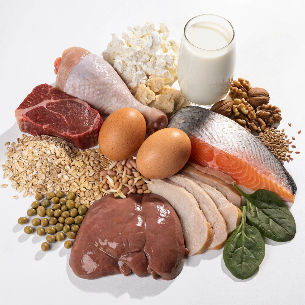 Продукты с высоким содержанием витаминов группы В