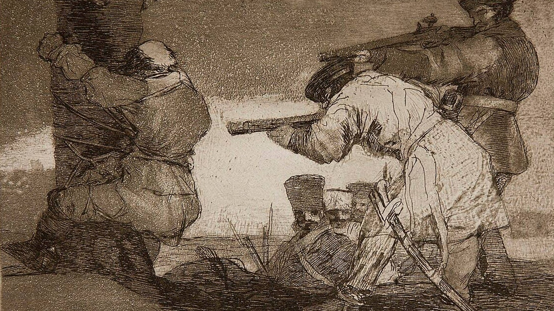     Франсиско Гойя. Варвары! (из серии «Бедствия войны»). 1814