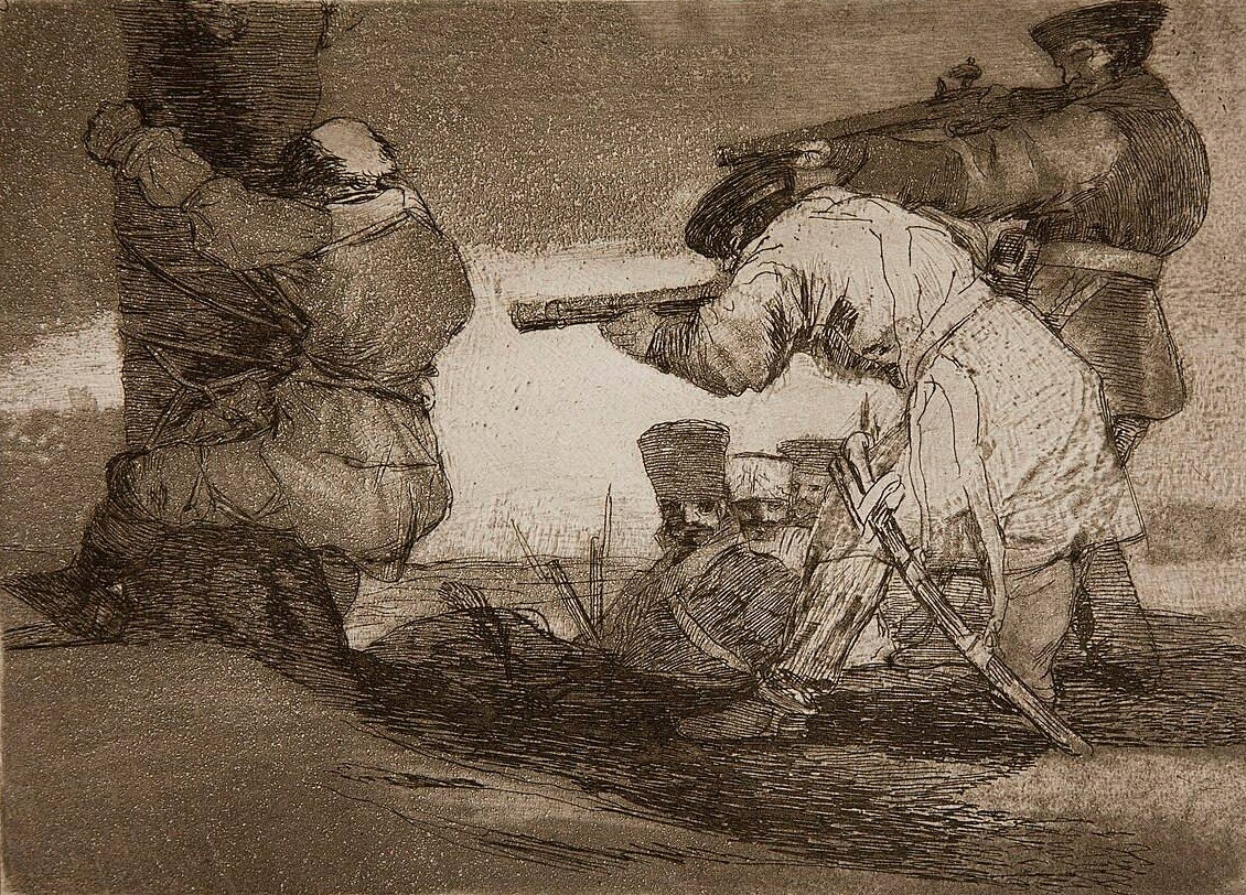     Франсиско Гойя. Варвары! (из серии «Бедствия войны»). 1814