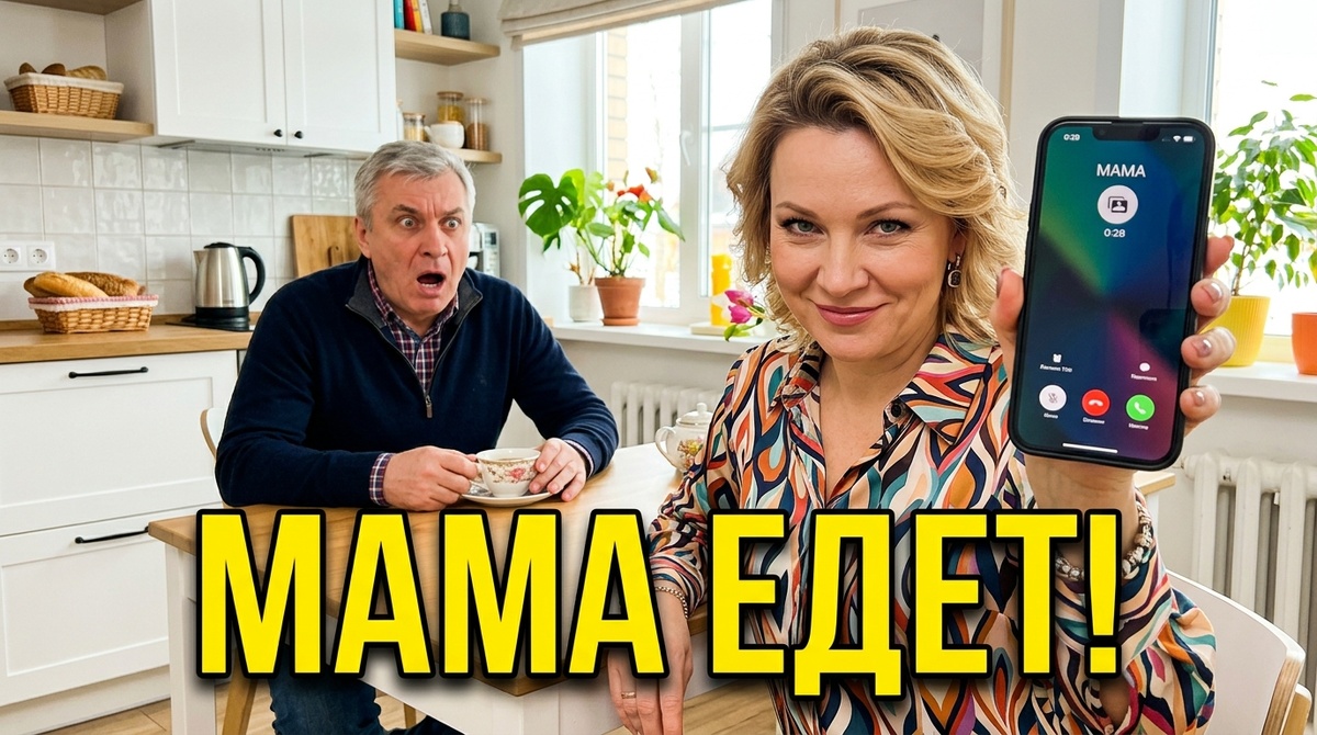 Жена была абсолютно уверена, что этот сюрприз с билетом для её мамы муж просто проглотит прямо за утренним чаем