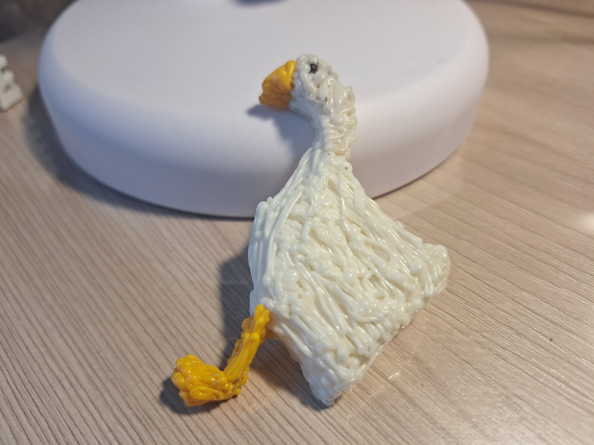 Гусь 3д ручкой