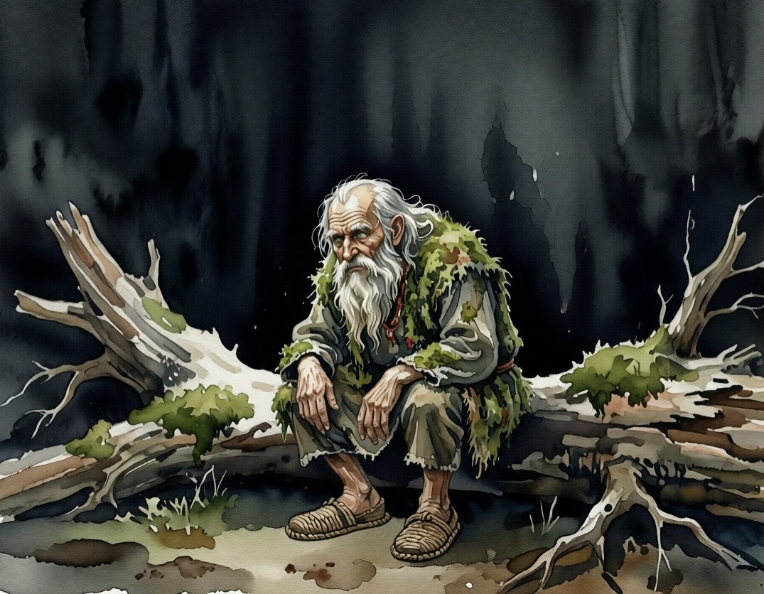 Леший — хозяин леса. Художественная реконструкция по мотивам русских народных поверий