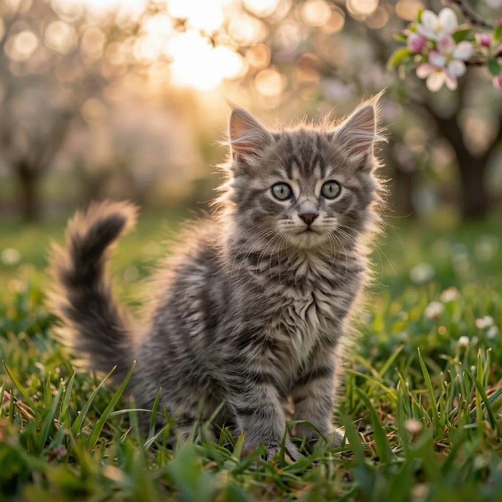 Нервный майский котик от Алиса AI