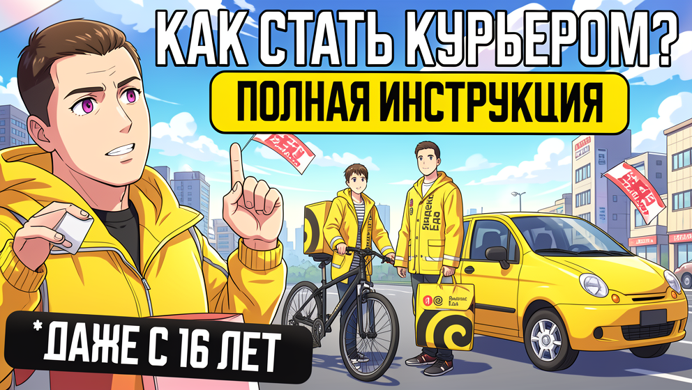 Как стать курьером в Яндекс?