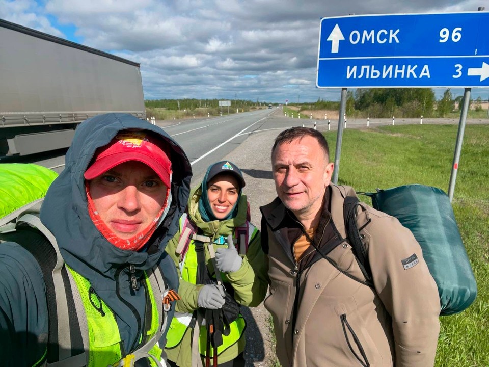    Обозреватель «КП» Владимир Ворсобин прошел один день вместе с путешественниками. Фото: Личный архив Владимира Ворсобина