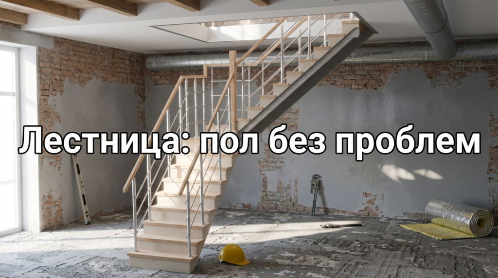    Детальное руководство по монтажу лестницы с учетом особенностей теплых полов и материалов. OK.Levin