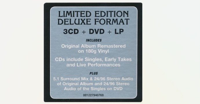 "Fleetwood Mac" DVD 5.1: стикер для бокс-сета 2018 года