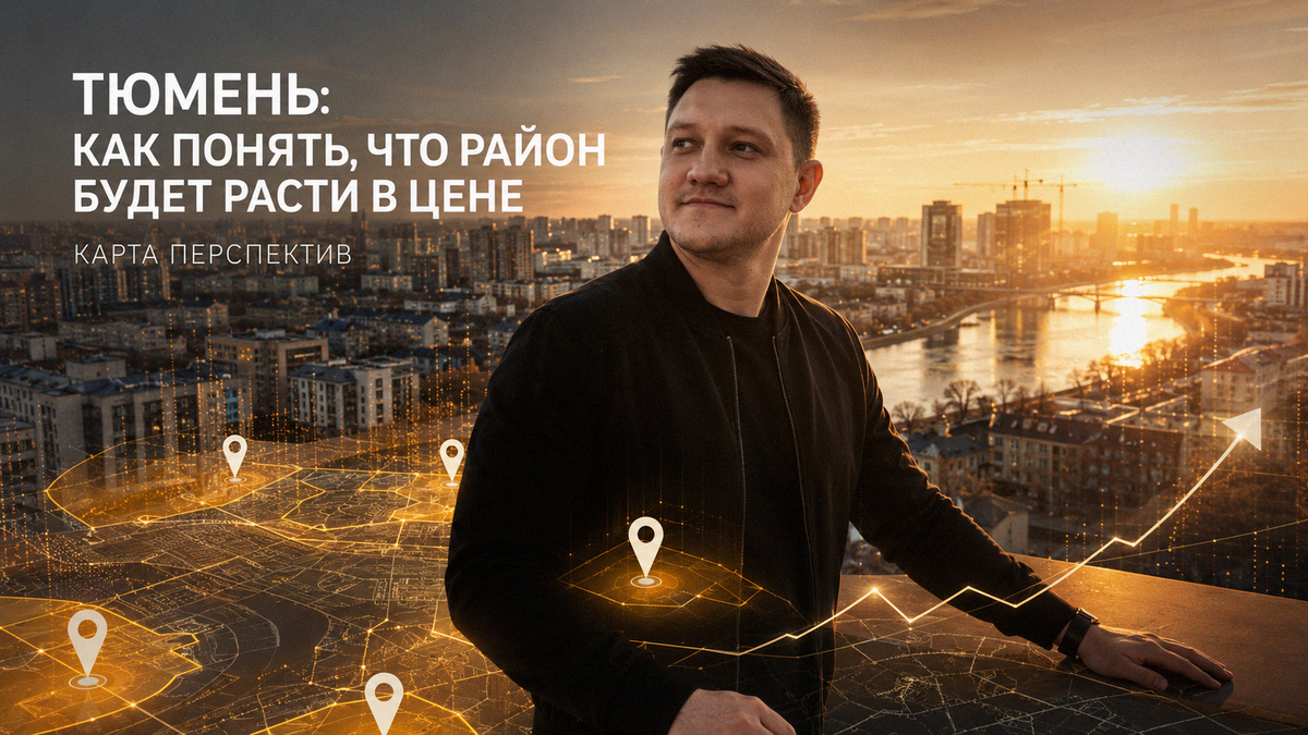   Карта перспектив роста цен на районы Тюмени Святослав Шакин