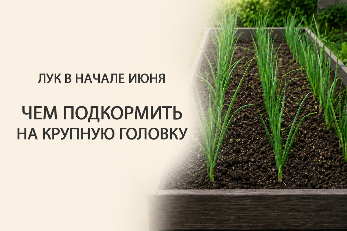 Чем подкормить лук в начале июня на крупную головку