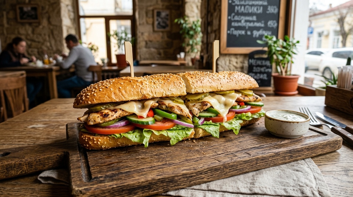    Сэндвич-саб: из чего собирают и кому подойдёт. SUBANDBURGER, Симферополь, круглосуточная доставка. BEmine