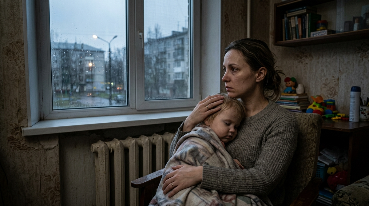 Материнский страх часто сильнее собственного желания спастись.