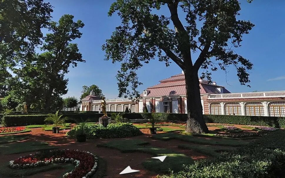    Дворец «Монплезир». Фото: скрин Яндекс Панорамы