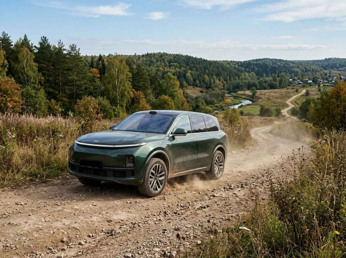 Lixiang L7 на грунтовке