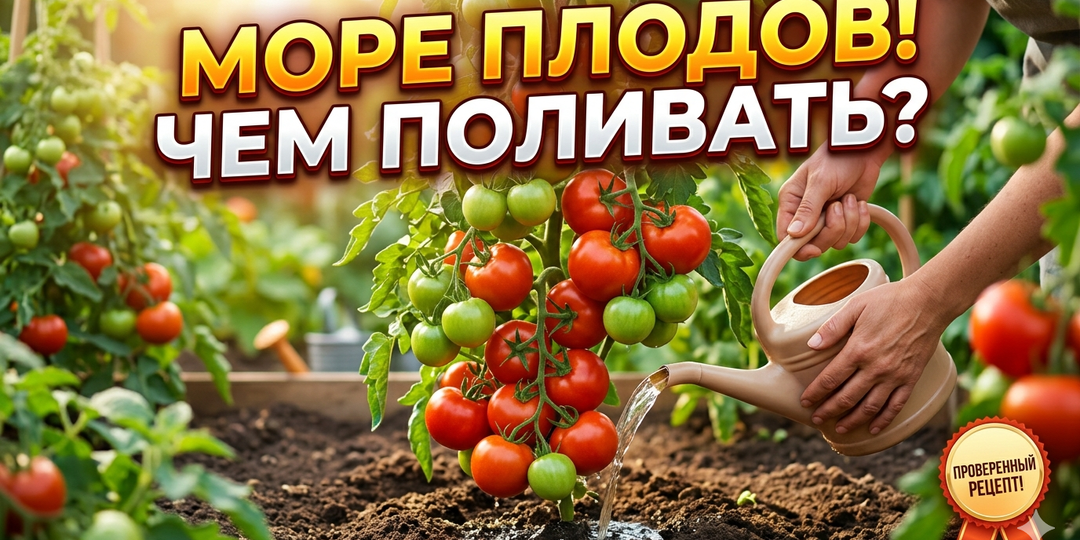 Вот Чем Нужно Поливать Томаты в Июне, чтобы Плодов Было Море!