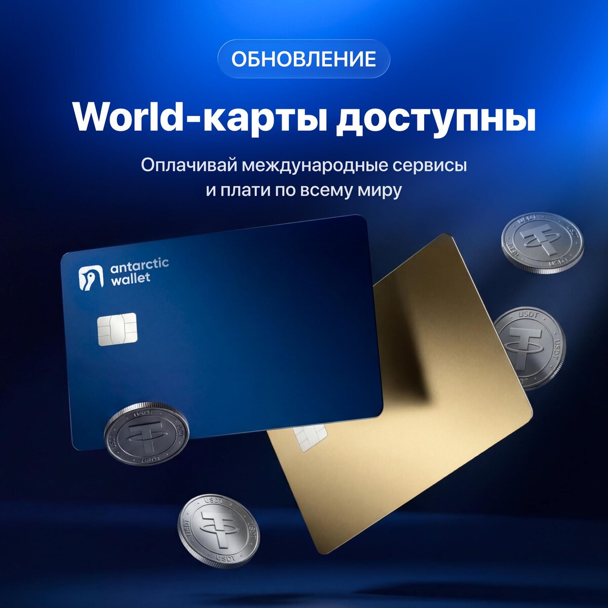 Карты Antarctic Wallet - именно здесь начинается самое интересное.
