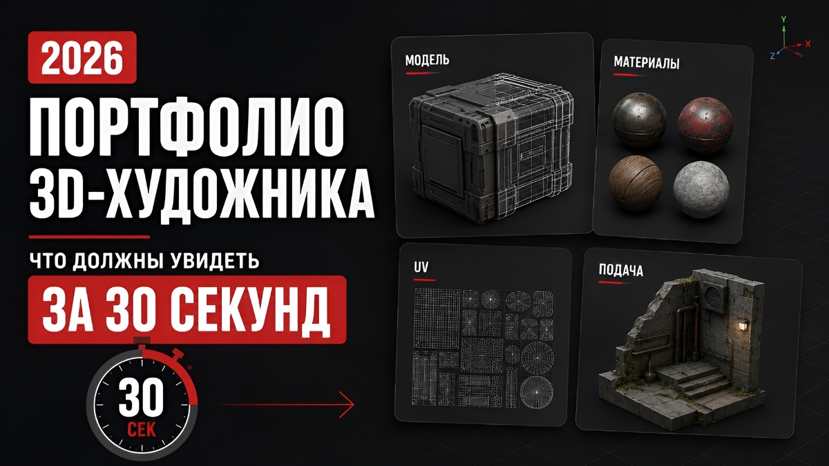 Портфолио 3D-художника в 2026