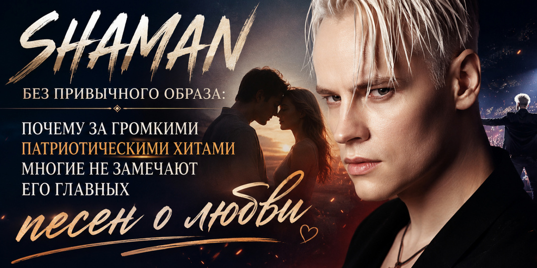 SHAMAN без привычного образа: почему за громкими патриотическими хитами многие не замечают его главных песен о любви