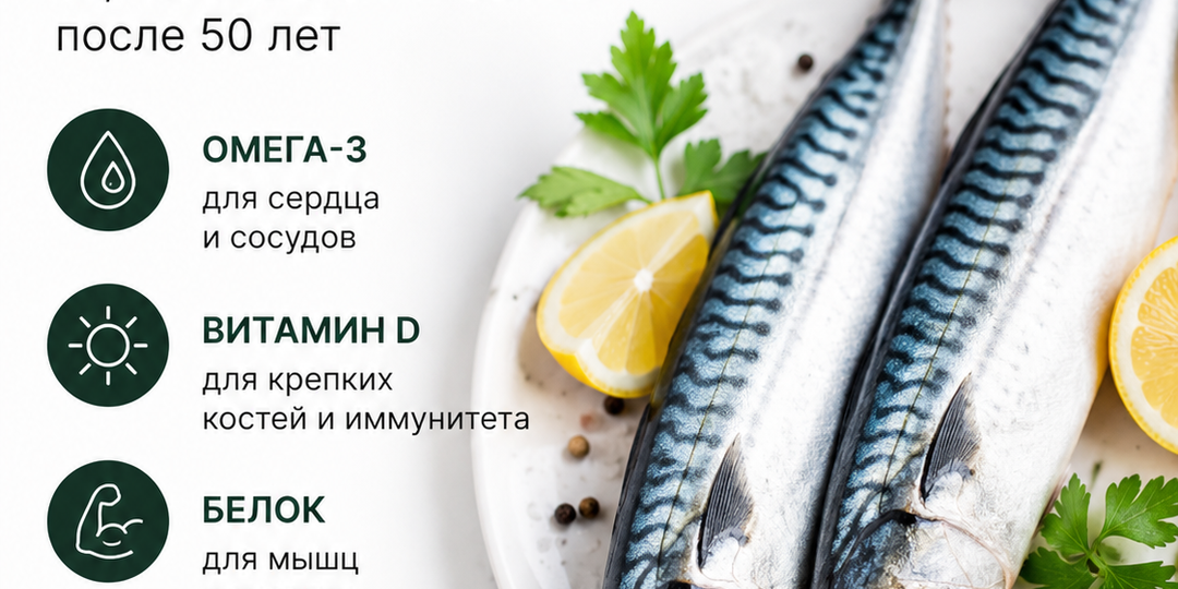 5 продуктов, которых после 50 лет часто не хватает организму