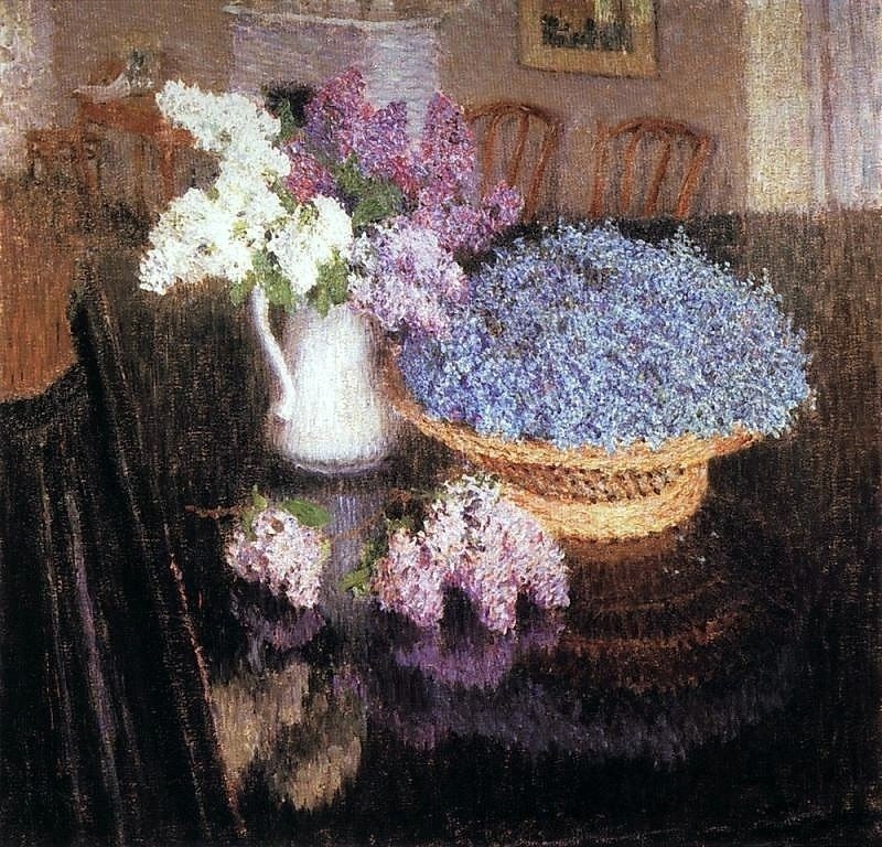 Игорь Эммануилович Грабарь, «Сирень и незабудки», 1905 год. Из собрания Ярославского художественного музея